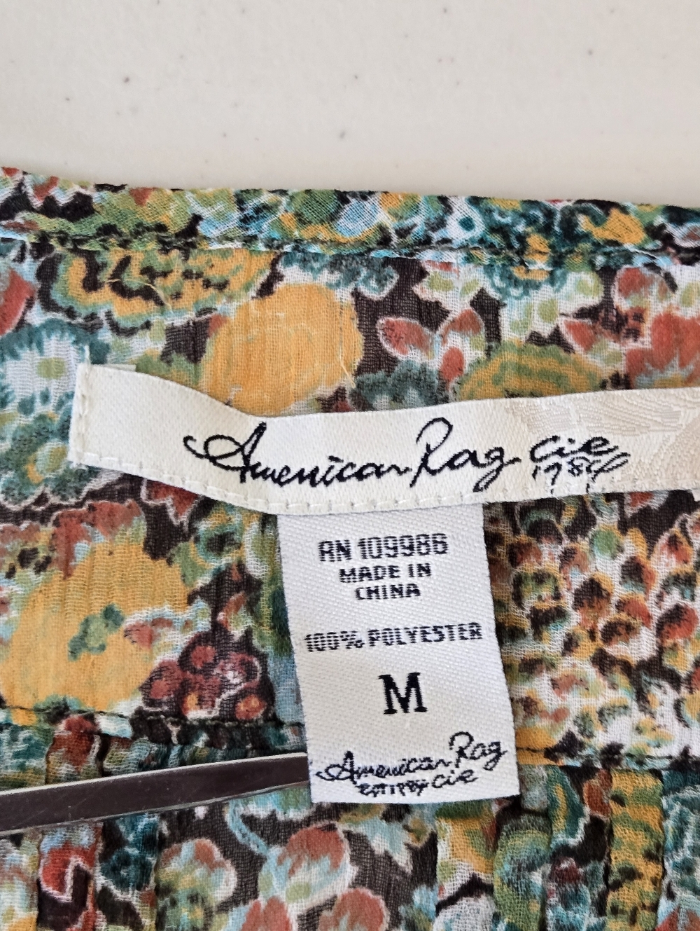 American Rag Boho Racerback Top Size Medium - Picture 2 of 15